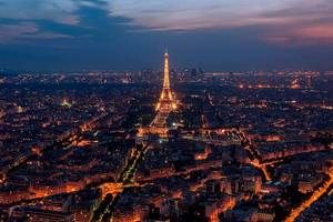Paris Night Tour Eiffel Tower River Cruise