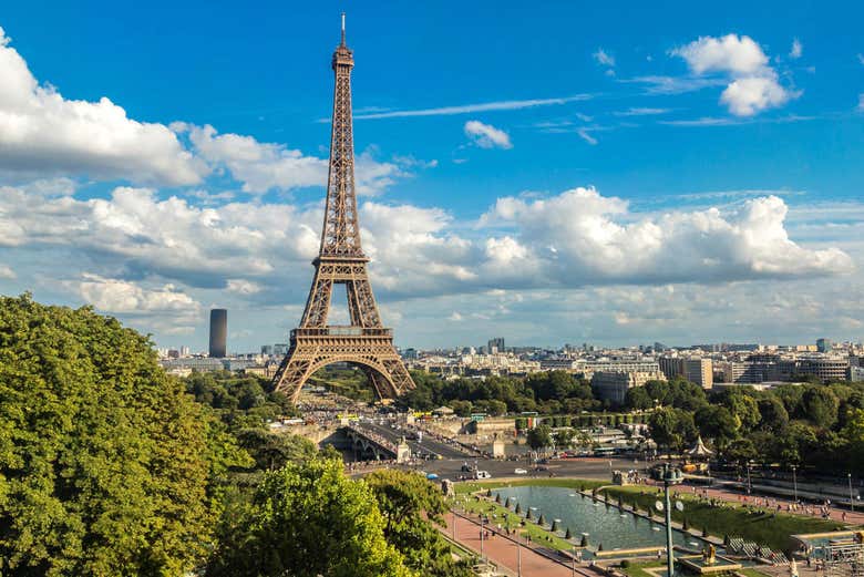Champ de Mars, next to the Eiffel Tower