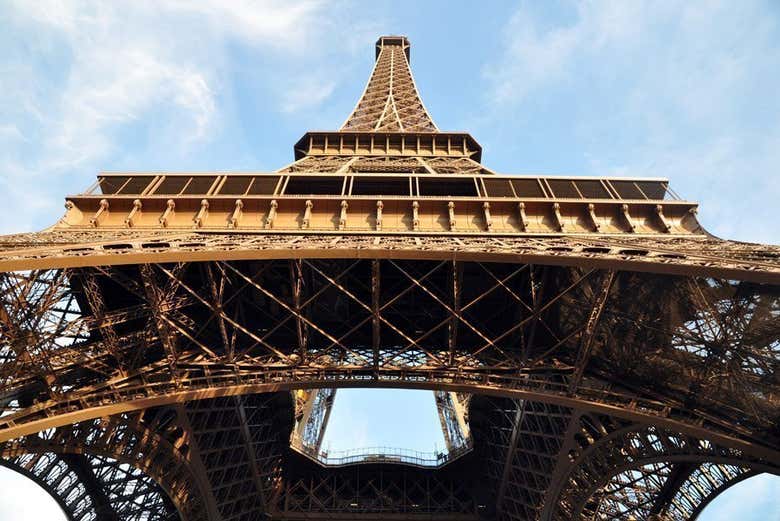 Climbing the Eiffel Tower on foot is quite an experience