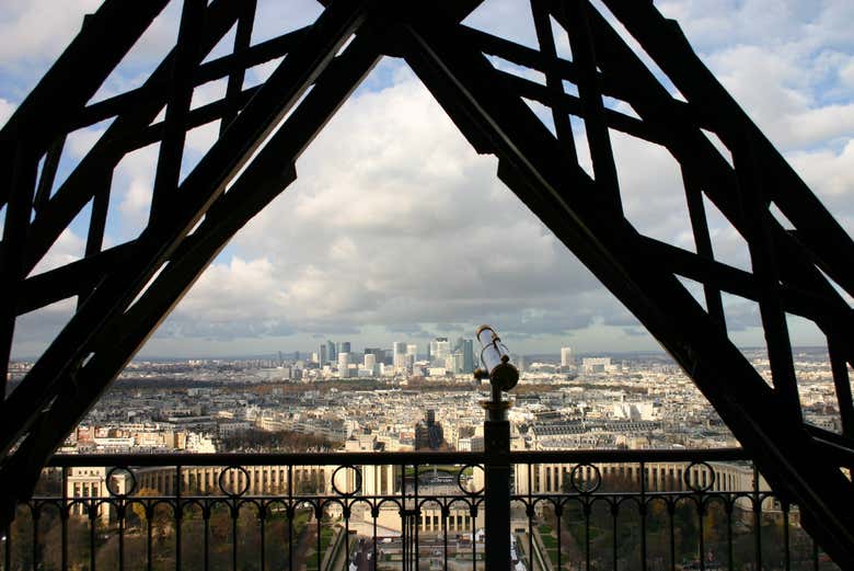 Views of Paris from the Eiffel Tower
