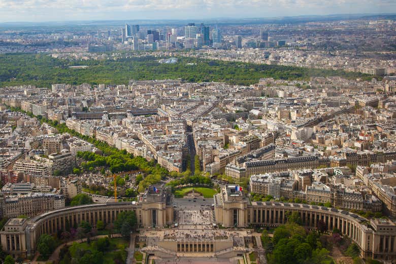 Views from the Eiffel Tower
